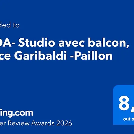 Gioa- Avec Balcon, Place Garibaldi -paillon Lägenhet Nice